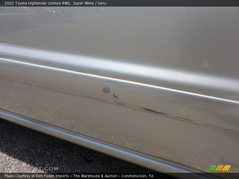Super White / Ivory 2002 Toyota Highlander Limited 4WD