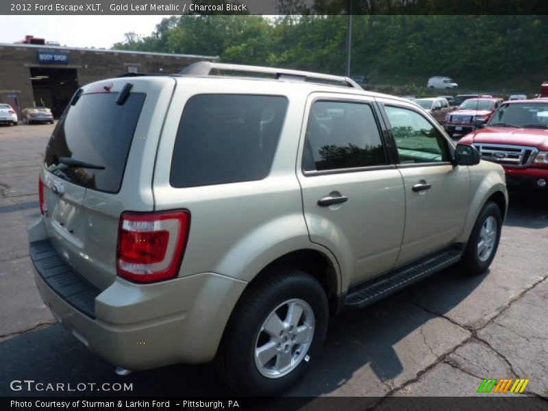 Gold Leaf Metallic / Charcoal Black 2012 Ford Escape XLT