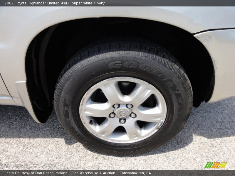 Super White / Ivory 2002 Toyota Highlander Limited 4WD