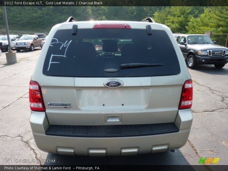 Gold Leaf Metallic / Charcoal Black 2012 Ford Escape XLT