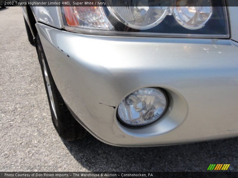 Super White / Ivory 2002 Toyota Highlander Limited 4WD