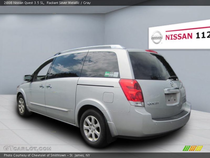 Radiant Silver Metallic / Gray 2008 Nissan Quest 3.5 SL