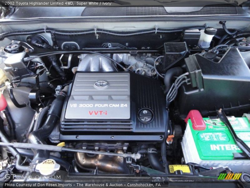Super White / Ivory 2002 Toyota Highlander Limited 4WD