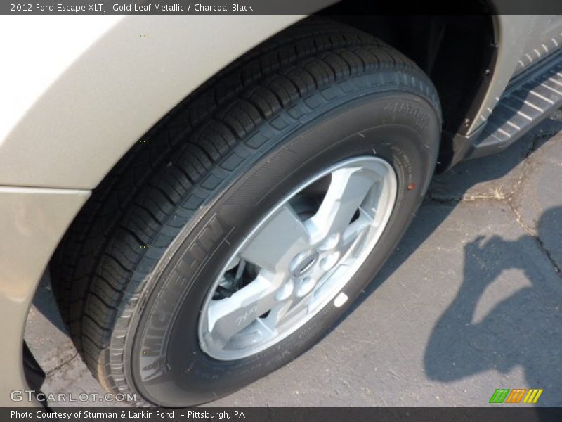 Gold Leaf Metallic / Charcoal Black 2012 Ford Escape XLT
