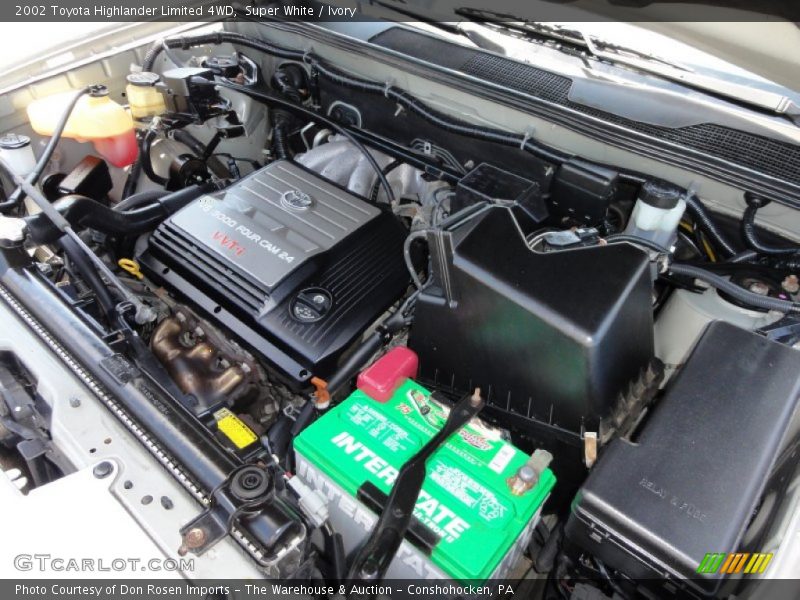 Super White / Ivory 2002 Toyota Highlander Limited 4WD