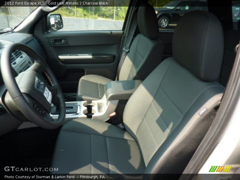 Gold Leaf Metallic / Charcoal Black 2012 Ford Escape XLT