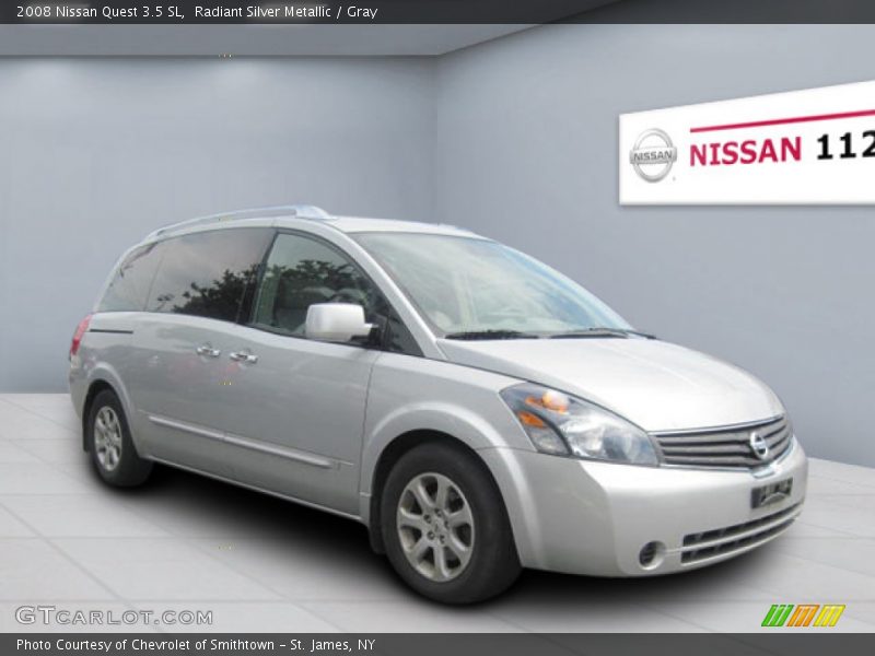 Radiant Silver Metallic / Gray 2008 Nissan Quest 3.5 SL