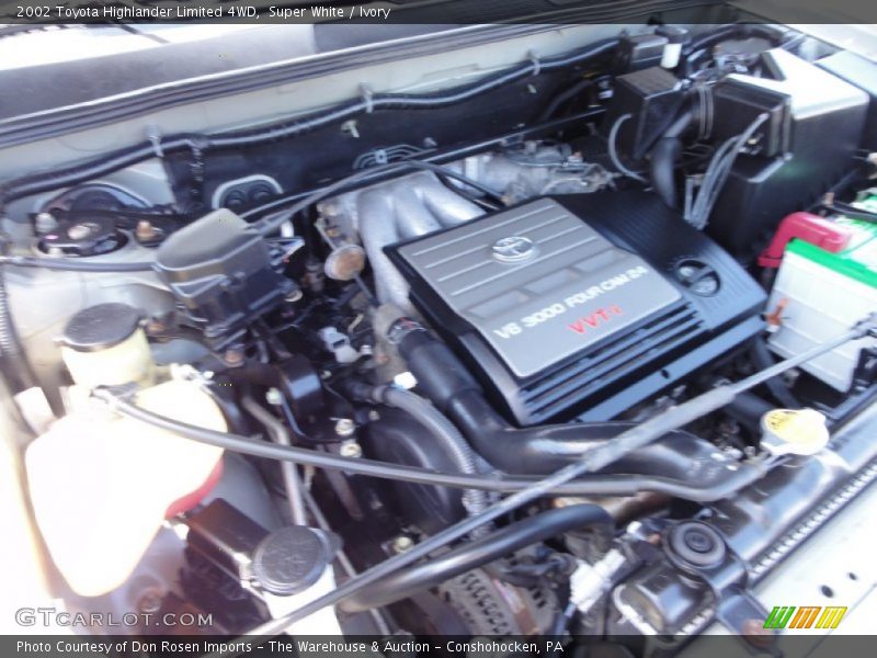 Super White / Ivory 2002 Toyota Highlander Limited 4WD