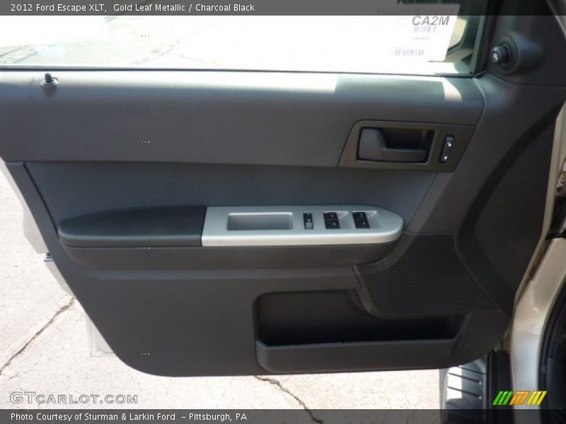 Gold Leaf Metallic / Charcoal Black 2012 Ford Escape XLT