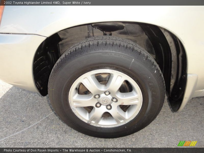 Super White / Ivory 2002 Toyota Highlander Limited 4WD