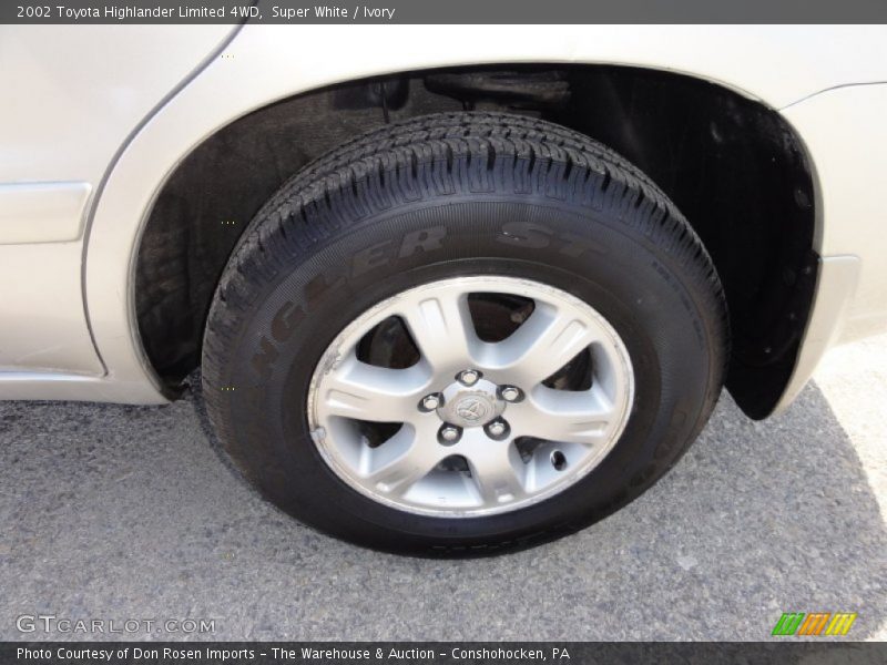 Super White / Ivory 2002 Toyota Highlander Limited 4WD