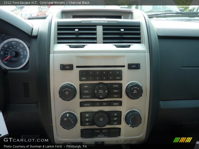 Gold Leaf Metallic / Charcoal Black 2012 Ford Escape XLT