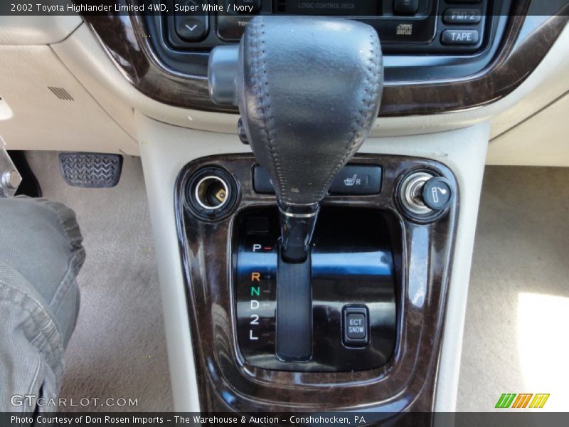 Super White / Ivory 2002 Toyota Highlander Limited 4WD