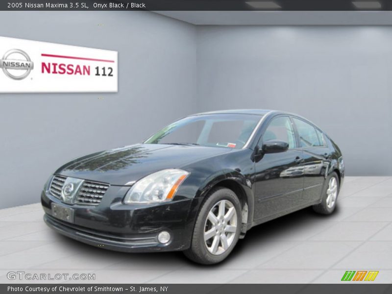 Onyx Black / Black 2005 Nissan Maxima 3.5 SL