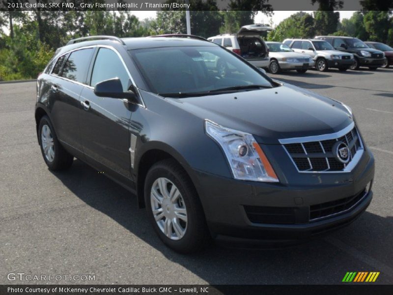 Gray Flannel Metallic / Titanium/Ebony 2011 Cadillac SRX FWD