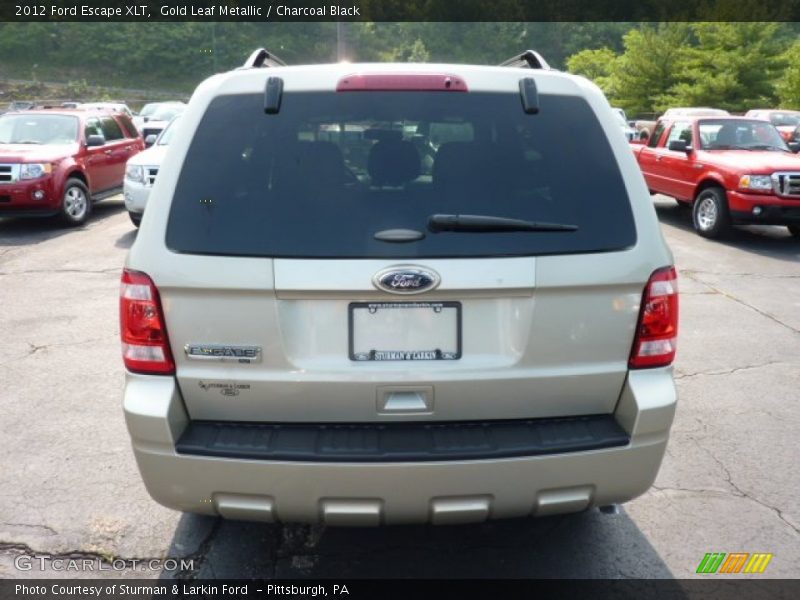 Gold Leaf Metallic / Charcoal Black 2012 Ford Escape XLT