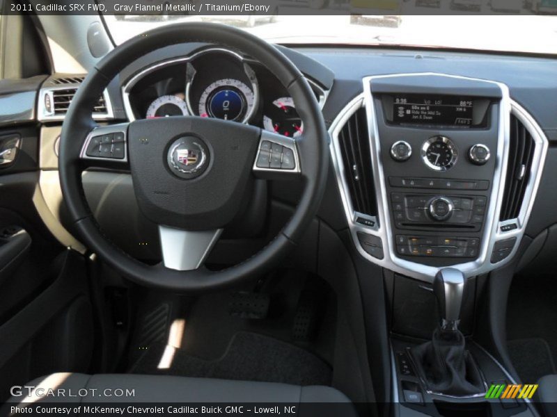 Gray Flannel Metallic / Titanium/Ebony 2011 Cadillac SRX FWD