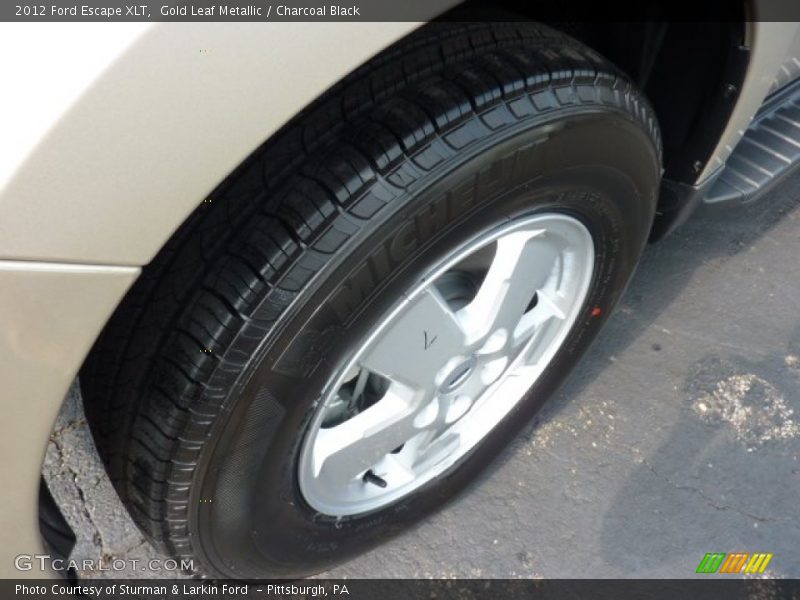 Gold Leaf Metallic / Charcoal Black 2012 Ford Escape XLT