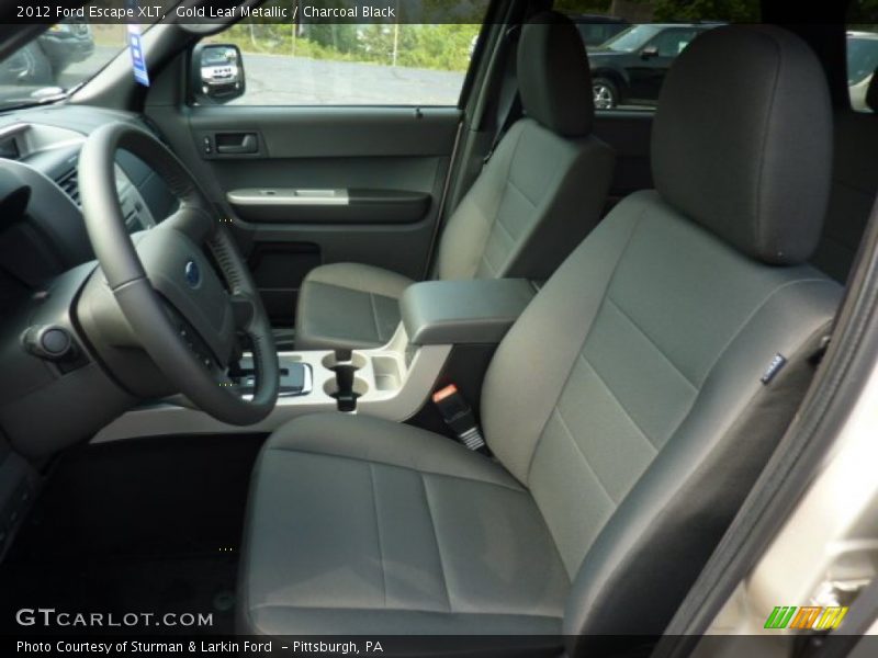 Gold Leaf Metallic / Charcoal Black 2012 Ford Escape XLT