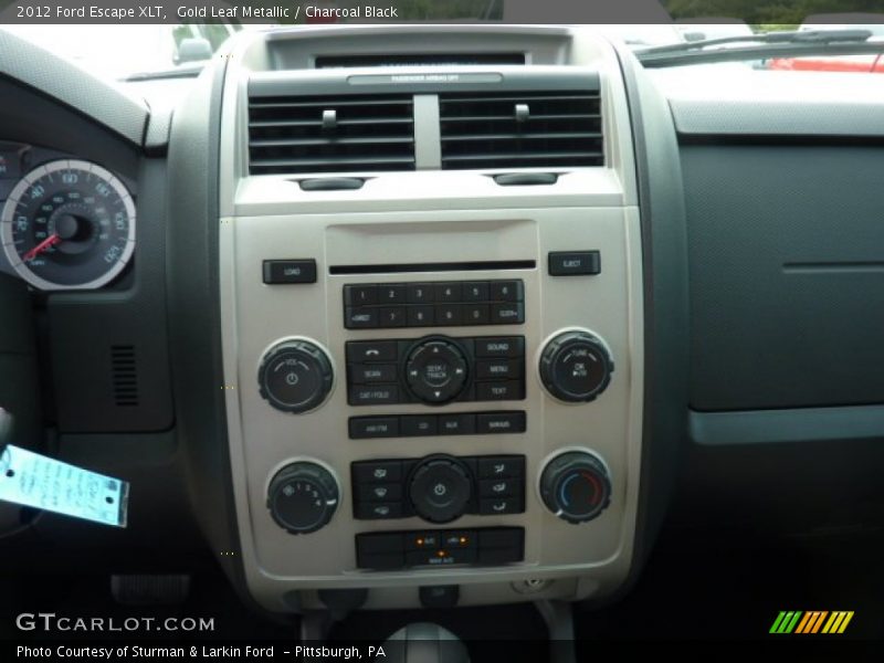 Gold Leaf Metallic / Charcoal Black 2012 Ford Escape XLT