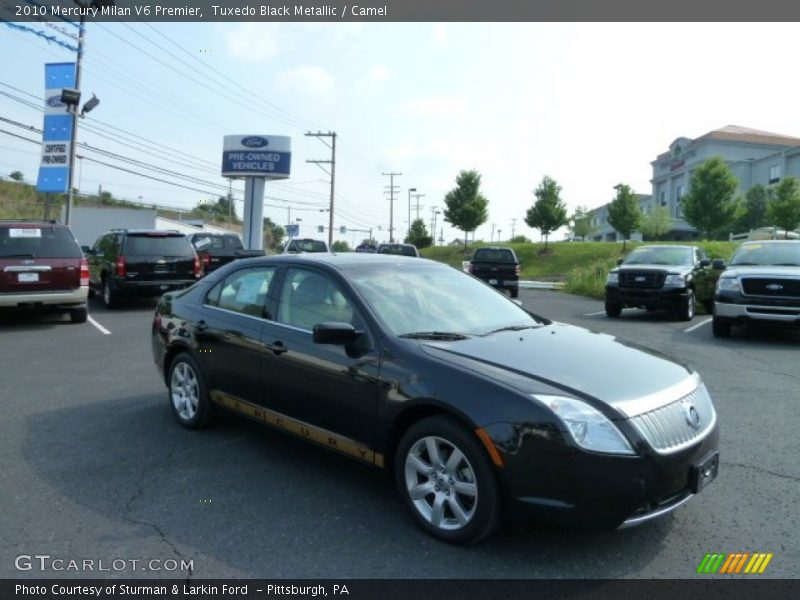 Tuxedo Black Metallic / Camel 2010 Mercury Milan V6 Premier