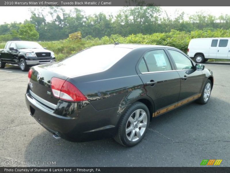 Tuxedo Black Metallic / Camel 2010 Mercury Milan V6 Premier