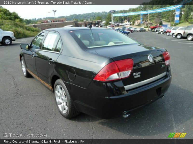 Tuxedo Black Metallic / Camel 2010 Mercury Milan V6 Premier