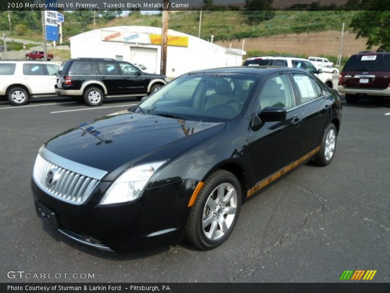 Tuxedo Black Metallic / Camel 2010 Mercury Milan V6 Premier