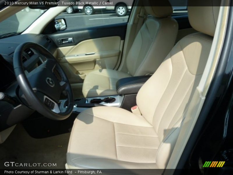 Tuxedo Black Metallic / Camel 2010 Mercury Milan V6 Premier