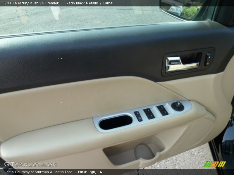 Tuxedo Black Metallic / Camel 2010 Mercury Milan V6 Premier