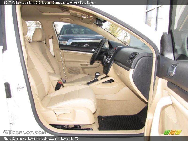 Campanella White / Pure Beige 2007 Volkswagen Jetta 2.5 Sedan