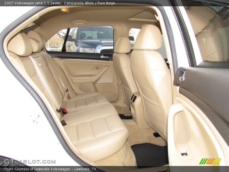 Campanella White / Pure Beige 2007 Volkswagen Jetta 2.5 Sedan