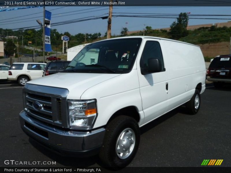 Oxford White / Medium Flint 2011 Ford E Series Van E250 Commercial