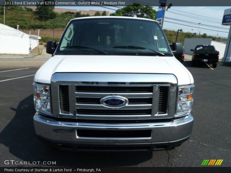 Oxford White / Medium Flint 2011 Ford E Series Van E250 Commercial