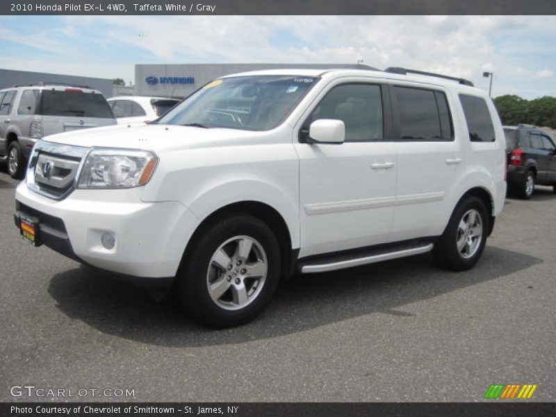 Taffeta White / Gray 2010 Honda Pilot EX-L 4WD
