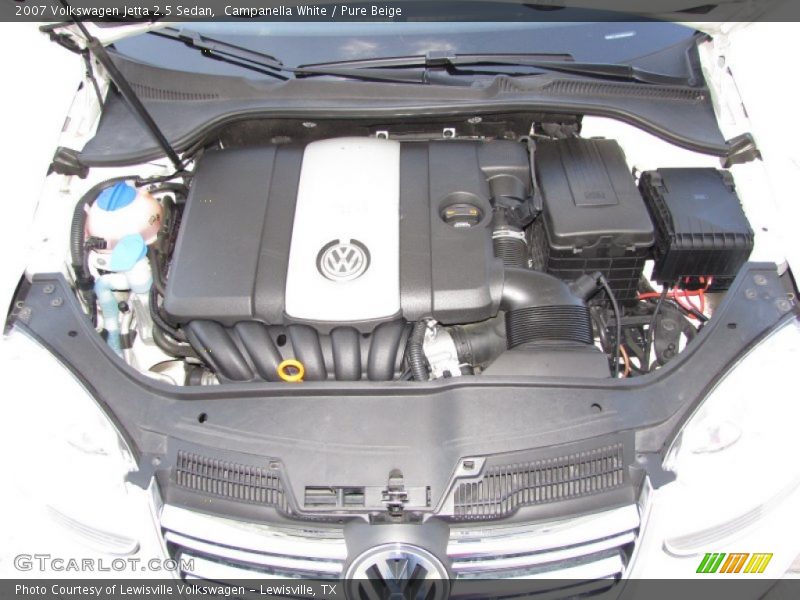 Campanella White / Pure Beige 2007 Volkswagen Jetta 2.5 Sedan