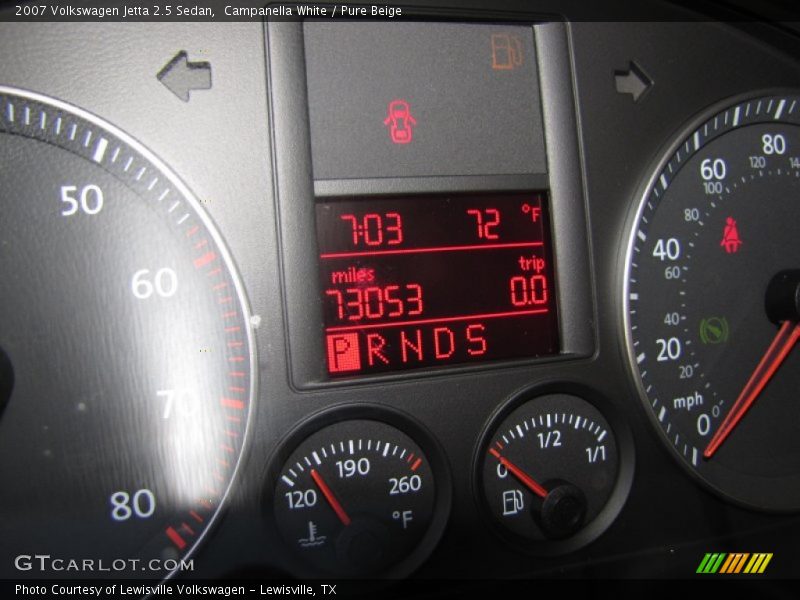 Campanella White / Pure Beige 2007 Volkswagen Jetta 2.5 Sedan