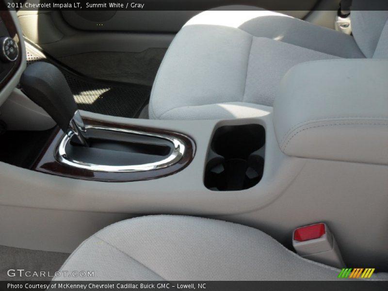 Summit White / Gray 2011 Chevrolet Impala LT