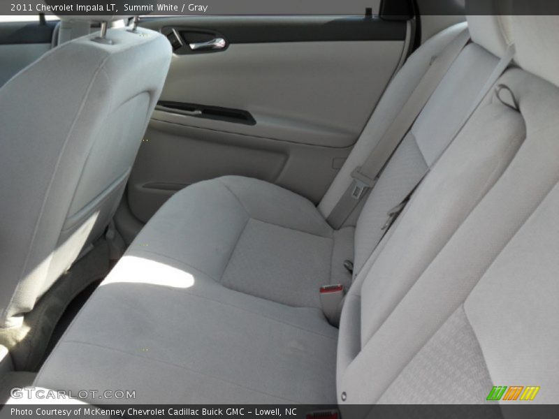 Summit White / Gray 2011 Chevrolet Impala LT
