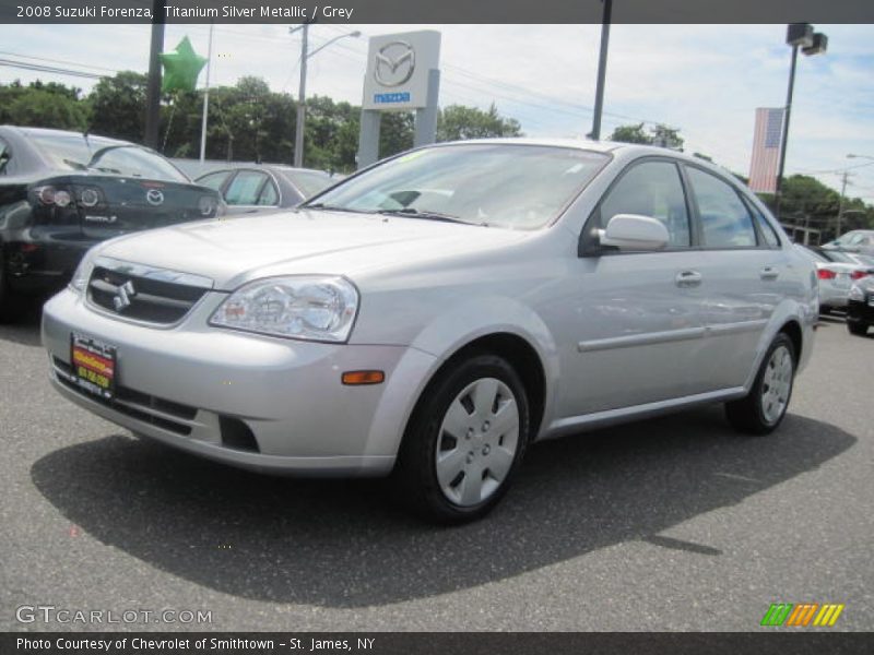 Titanium Silver Metallic / Grey 2008 Suzuki Forenza
