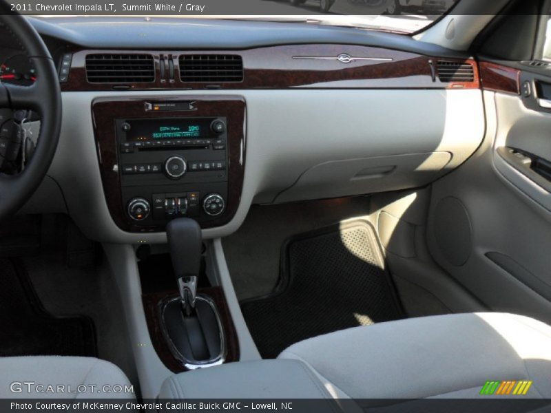 Summit White / Gray 2011 Chevrolet Impala LT