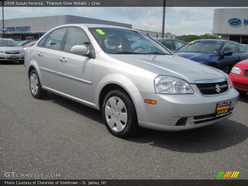 Titanium Silver Metallic / Grey 2008 Suzuki Forenza