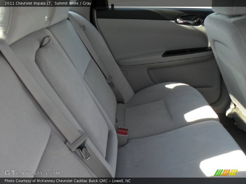 Summit White / Gray 2011 Chevrolet Impala LT