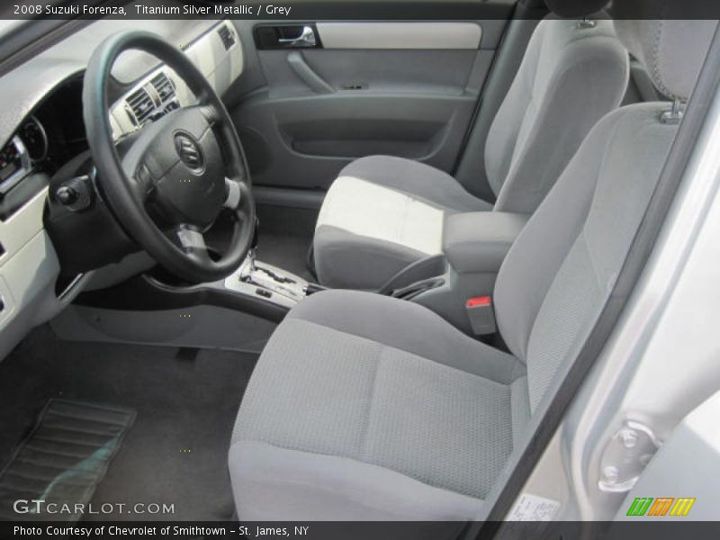 Titanium Silver Metallic / Grey 2008 Suzuki Forenza