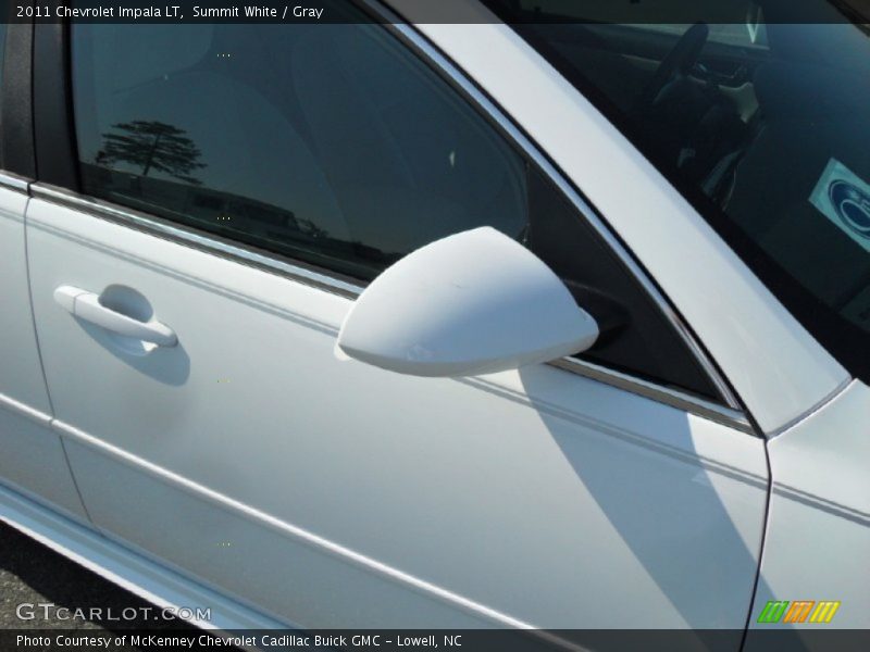 Summit White / Gray 2011 Chevrolet Impala LT