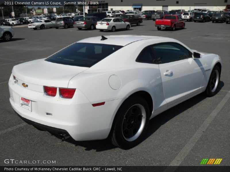 Summit White / Black 2011 Chevrolet Camaro LS Coupe