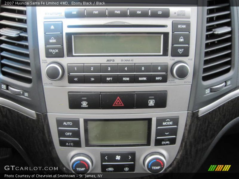 Ebony Black / Black 2007 Hyundai Santa Fe Limited 4WD