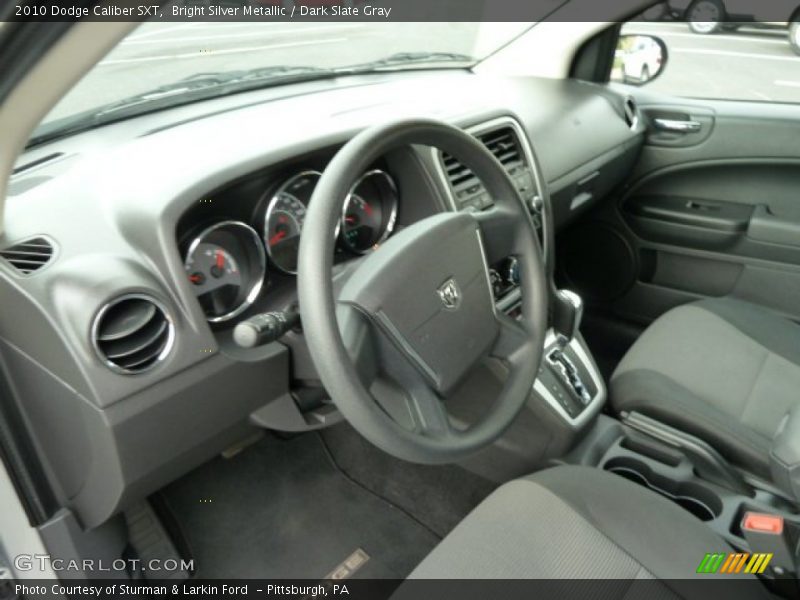 Bright Silver Metallic / Dark Slate Gray 2010 Dodge Caliber SXT