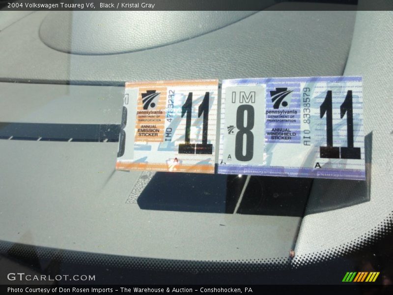 Black / Kristal Gray 2004 Volkswagen Touareg V6