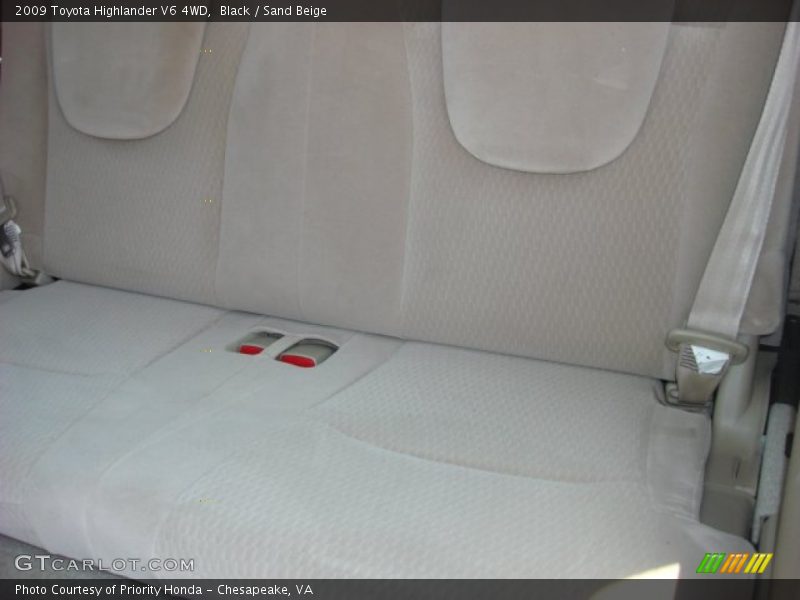 Black / Sand Beige 2009 Toyota Highlander V6 4WD